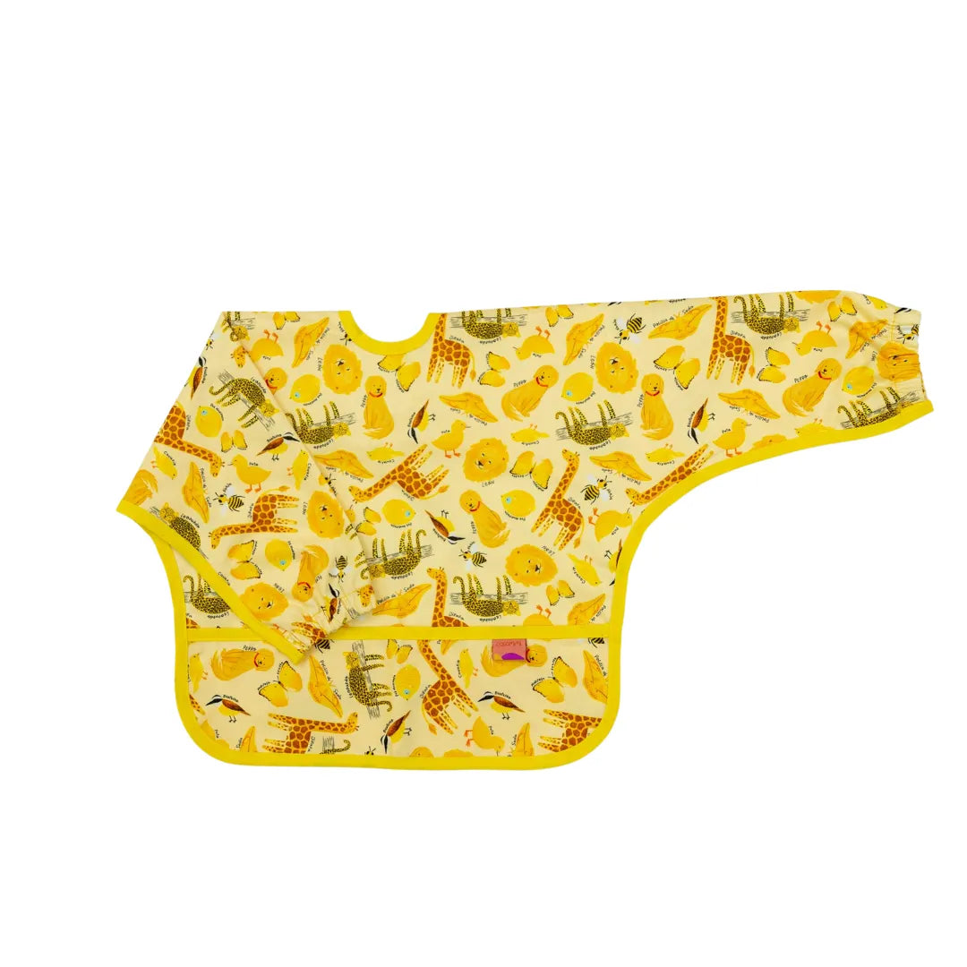 Babero manga larga - 6 a 18 meses