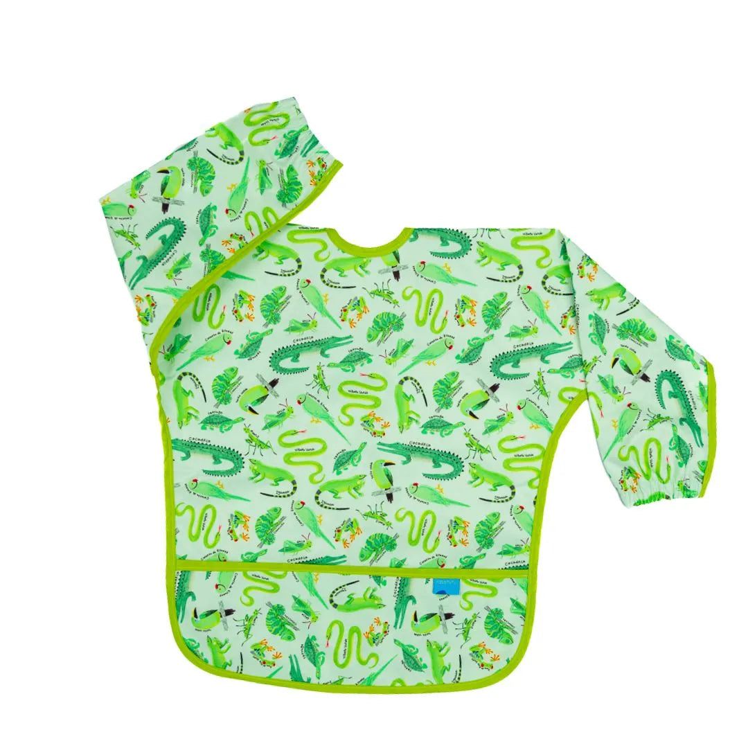 Babero Manga Larga Verde - 18 a 36 mesesđ