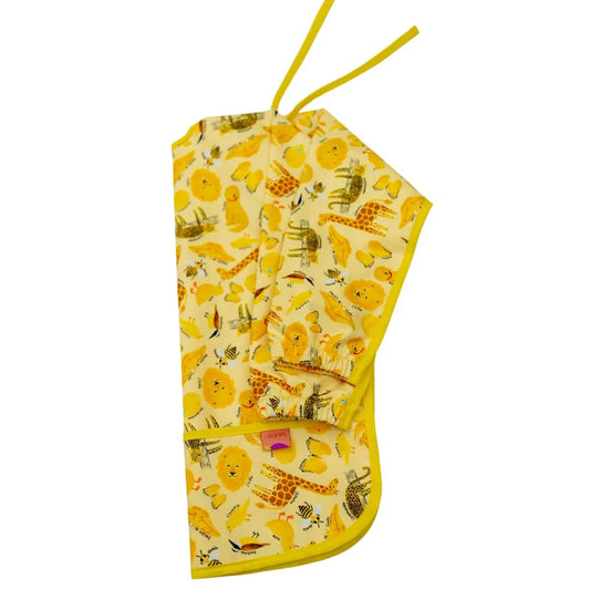 Babero Manga Larga 2-4 años – Amarillo ☀️