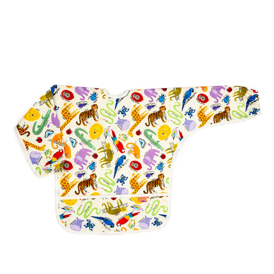 Babero Manga Larga 2 -4 años – Selva 🌿