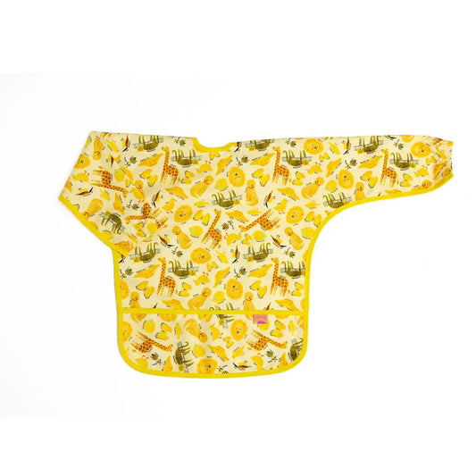 Babero Manga Larga 2-4 años – Amarillo ☀️