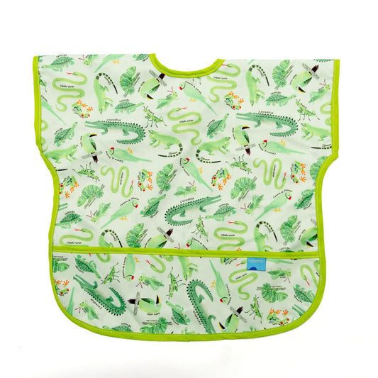 Babero Manga Corta Verde - 6 a 36 meses