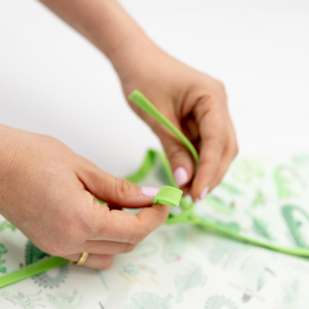 Babero Manga Larga 6-18 meses – Verde🍃
